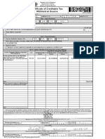 Certificate of Creditable Tax Withheld at Source: Sharp (Phils) Corporation