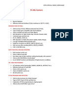 PL-SQL Content by Cetpa