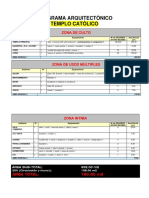 Programa de Areas Templo Catolico