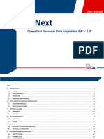 U-Next: Opera Duo Georadar Data Acquisition SW v. 1.0