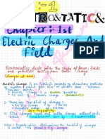 Electric Charges and Field 2022