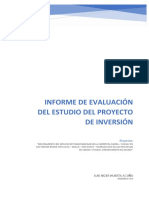 Informe de Evaluación Perfil Casma Quillo