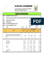 Resumen de Valorizacion Mensual