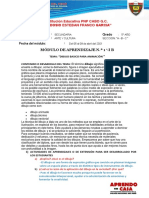 Modulo de Aprendizaje 1 - I B de 5 de Sec. Abril 2021