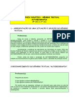 6° Ano Seqüência Didática - Gênero Textual Autobiografia