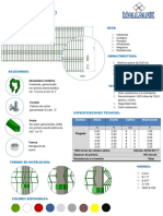 Ficha Tecnica Rejalux Clasica 1M