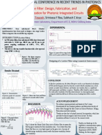 Likynti Banri Tiewsoh: Lattice Filter: Design, Fabrication, and Characterization For Photonic Integrated Circuits