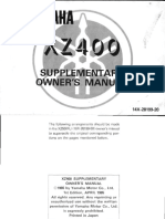 XZ400 (14X) Owners Manual