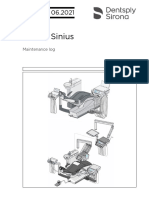 Teneo, Sinius: Maintenance Log