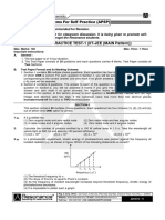 Part - I: Practice Test-1 (Iit-Jee (Main Pattern) )