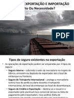 Comex - 12 Seguros Na Exportação e Importação