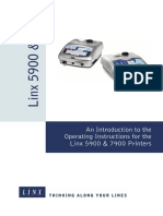 LINX Printer 7900 Manual