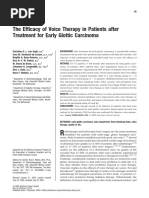 Cancer - 2005 - Van Gogh - The Efficacy of Voice Therapy in Patients After Treatment For Early Glottic Carcinoma