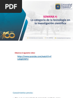 La Categoria de La Tecnologia de Investigacion