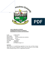 ICT in Transport and Logistics Assignment