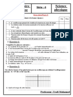 Série 1 - Le Courant Électrique Alternatif Sinusoïdal