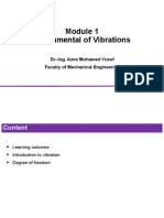 Fundamental of Vibrations: Dr.-Ing. Azmi Mohamed Yusof Faculty of Mechanical Engineering