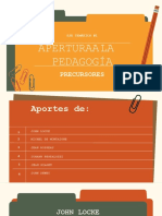 PRECURSORES