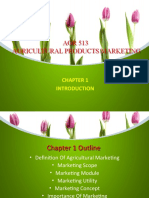 AGR 513 Agricultural Products Marketing