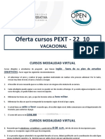 Instructivo Cursos Pext Vacacionales 2022-I Requisito de Grado