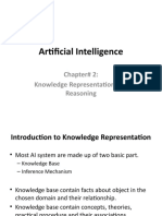 Artificial Intelligence: Chapter# 2: Knowledge Representation and Reasoning