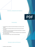 Elements, Compounds and Mixtures Powerpoint