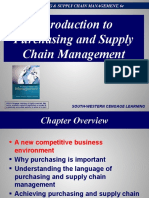 Chapter 1 Introduction To Purchasing and Supply Chain Management