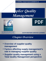 Chapter 8 Supplier Quality Management