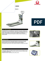 GS/P 25S4 1185X555 INOX: The Inox Scale Pallet Truck