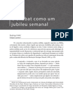 O Shabbat Como Um Jubileu Semanal