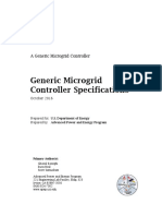 +generic Microgrid Controller Specifications 032318