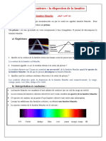 Cours 8 - Dispersion de La Lumière