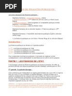 Finances Publiques (COURS)