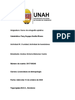 TAREA 1 UNIDAD 2 Actividad de Homónimos Andrea Mahomar 20171002469