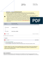 J8TT5H: Domestic Travelling Requirements