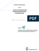 DIAPOSITIVAS 1RA PARTE Derecho Constitucional y Evolución Del Derecho Constitucional