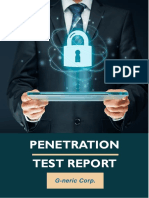 Penetration Test Report