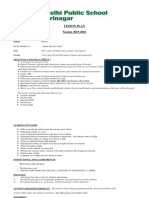 Lesson Plan Session 2015-2016: Class: Xii Subject: Physics