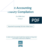 CMA Inter GR I (Cost Accounting) Theory