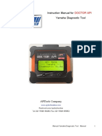 Instruction Manual For Yamaha Diagnostic Tool: Doctor Api