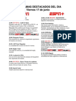 Programación Deportiva ESPN