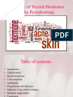 Influence of Steroid Hormones On The Periodontium