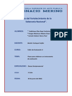 Pasos para Elaborar Un Instrumento de Evaluacion