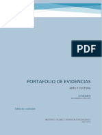 Portafolio de Evidencias de Arte y Cultura 2022