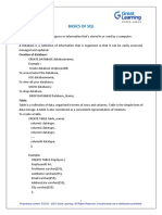 SQL - Basics