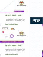 PW FINCO - Remedial Instruction Programme - Panel Heads Training Day 2 Formatted - FINAL