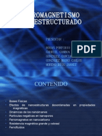 Ferromagnetismo Nanoestructurado