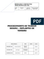 PTS-14 - Procedimiento de Trabajo Seguro - Replanteo de Terreno