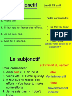 Le Subjonctif Present1