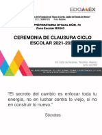 Epo73 - TM - Ceremonia de Clausura 2021-2022